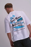 WHITE SANTA MONICA TEE